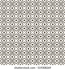 Seamless pattern. Stylish modern geometrical texture. Regularly repeating rhombuses, stars, polygons. Vector abstract seamless background. Contemporary design
