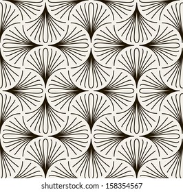Seamless pattern. Stylish ornament. Geometric background. Vector repeating texture