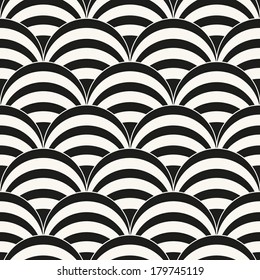 Seamless pattern. Stylish ornament. Geometric background. Vector repeating texture
