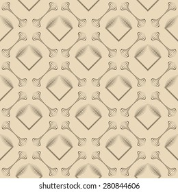 Seamless pattern. Stylish ornament. Geometric background. Vector repeating texture.