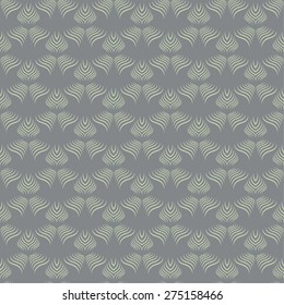Seamless pattern. Stylish ornamental texture. Repeating monogram lines, spiral elements, circular elements. Backdrop. Web. Vector element of graphic design for your project