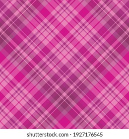 Seamless pattern in stylish pink and lilac colors for plaid, fabric, textile, clothes, tablecloth and other things. Vector image. 2