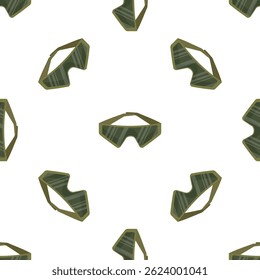 Seamless pattern with stylish sunglasses repeating on a white background, ideal for fashion, summer, or eye protection themes