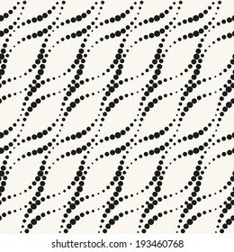 Seamless pattern. Stylish texture with interesting structure of circles. Curvature effect