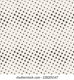 Seamless pattern. Stylish texture with interesting structure from unequal sized stars