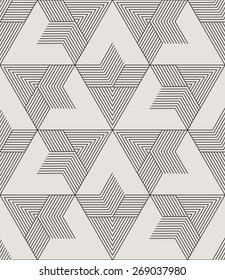 Seamless  pattern. Stylish texture with repeating light and dark straight lines.