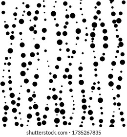 Seamless pattern. Stylish texture with stripes from circles.