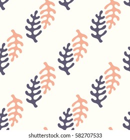 Seamless pattern with stylized elements. Vector background for design