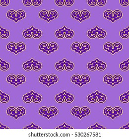 Seamless pattern stylized in ethnic style.Vector illustration.