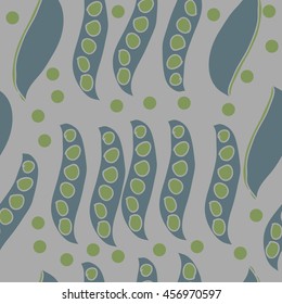 Seamless     pattern of  stylized floral motif, doodles,  spot, hole, peas, ellipses . Hand drawn.