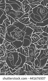 Seamless pattern with stylized flowers. Ornate zentangle seamless texture, pattern with abstract flowers. Floral pattern can be used for wallpaper, pattern fills, web page background.