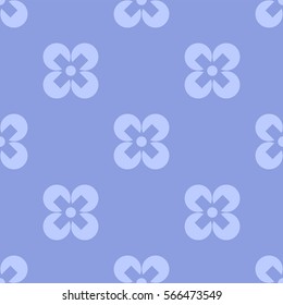 Seamless pattern with stylized flowers.Vector endless background.Eps 10 