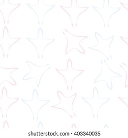 Seamless pattern of stylized  motif,gothic lily,leaves, floral. Hand drawn.