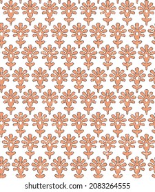 Seamless pattern with stylized orange flowers Damask pattern seamless. Vintage floral background vector illustration. Black and white. vintage seamless pattern. textile pattern