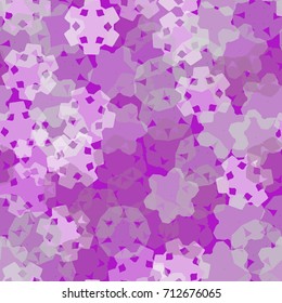 Seamless pattern from stylized transparent snowflakes. The order is random. Background for festive events, suitable as camouflage.