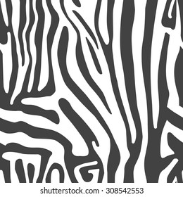 Seamless pattern stylized under the skin of a Zebra