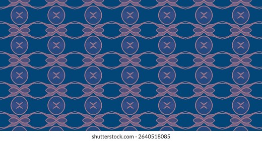 Seamless pattern in subdued blue and mauve tones, offering a calm and elegant visual texture.
