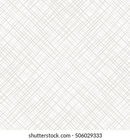 Seamless pattern. Subtle abstract texture. Vector fibrous background. Neutral light backdrop.