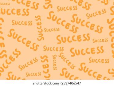 seamless pattern success. Print for graphic t-shirts, sweatshirts, posters. Vector