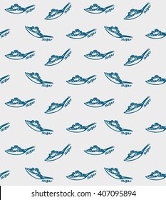 seamless pattern. sugaring icon. sugar paste for epilation