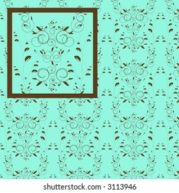Seamless pattern, suitable for elegant paper prints and many other uses