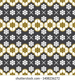 Seamless pattern, suitable for printing both for clothing and wallpaper.