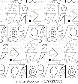 Seamless pattern in summer colors.