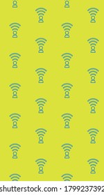 Seamless pattern in summer colors.