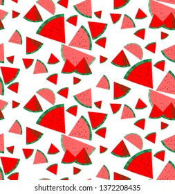 seamless pattern. summer colors.Watermelon flesh. abstract .Trendy Graphic Design for banner, poster, card, cover, invitation, placard, brochure, flyer