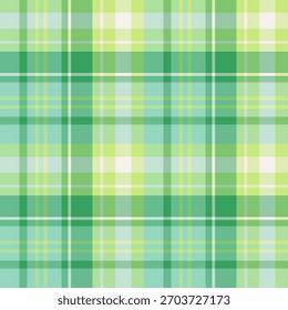 Patrón sin costuras en verde verano para cuadros, tela, textiles, ropa, mantel y otras cosas. Imagen de Vector.