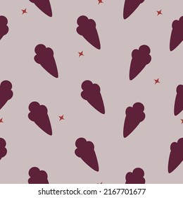 seamless pattern with summer ice cream background