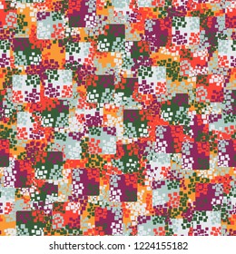 Seamless pattern. Summer paint. Camouflage style. Editing is available.