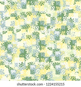Seamless pattern. Summer paint. Camouflage style. Editing is available.