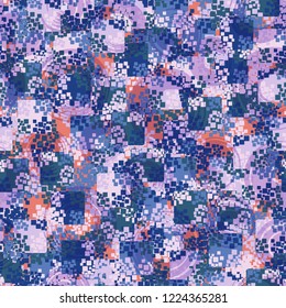 Seamless pattern. Summer paint. Camouflage style. Circles. Editing is available.