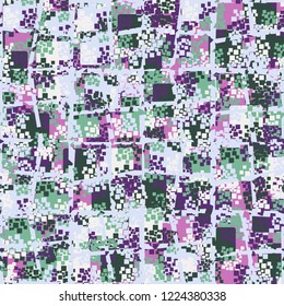 Seamless pattern. Summer paint. Camouflage style. Lattice of perforated lines. Editing is available.