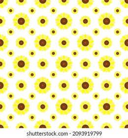 El patrón de girasol es perfecto para tejidos, almohadas, sábanas, mantas, cortinas, papel pintado, cerámica y muchas otras industrias