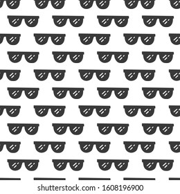 seamless pattern, sunglasses art background design for fabric scarf and decor