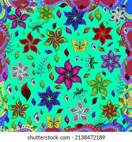 Seamless pattern super abstract cute and nice interesting picture. Vector.