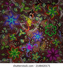 Seamless pattern super abstract cute and nice interesting picture. Vector.