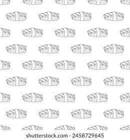 Seamless pattern with sushi for decorative print, wrapping paper, menu, wallpaper and fabric