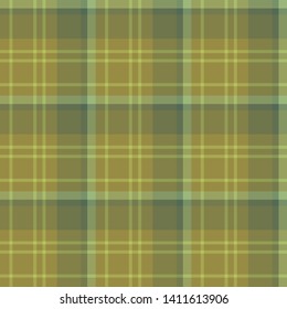 Seamless pattern in swamp dark green colors for plaid, fabric, textile, clothes, tablecloth and other things. Vector image. 
