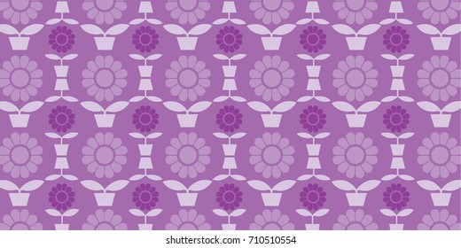 seamless pattern with Sweet Colorful abstract floral , Vector illustration