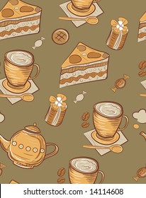 seamless pattern with sweets