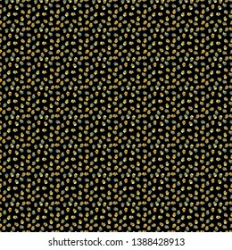 Seamless pattern with sweets - ice cream, cupcakes isolated on cute neutral, yellow and black background. Vector. Can use for birthday card, the children menu, packaging, textiles, fabrics, wallpaper.