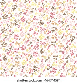 Seamless pattern with swirl. Texture for wallpaper, fills, web page background.