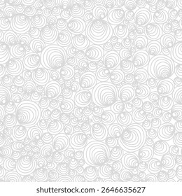 Um padrão perfeito de formas de concha girando em um design monocromático.