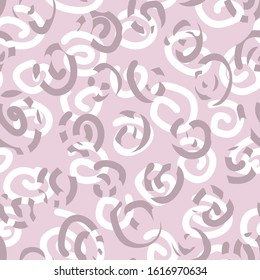 Seamless Pattern of Swirls. Vector 
 Background.