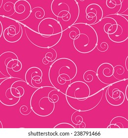 Seamless pattern with swirls. Vector illustration