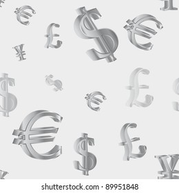 seamless pattern with symbol money