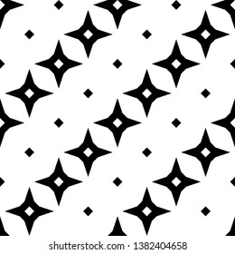 Seamless pattern. Symbols backdrop. Crosses ornament. Signs image. Stars wallpaper. Ethnic motif. Cross shapes background. Digital paper, textile print, web design, abstract. Vector.